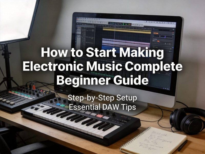 How to Start Making Electronic Music (Complete Beginner Guide)